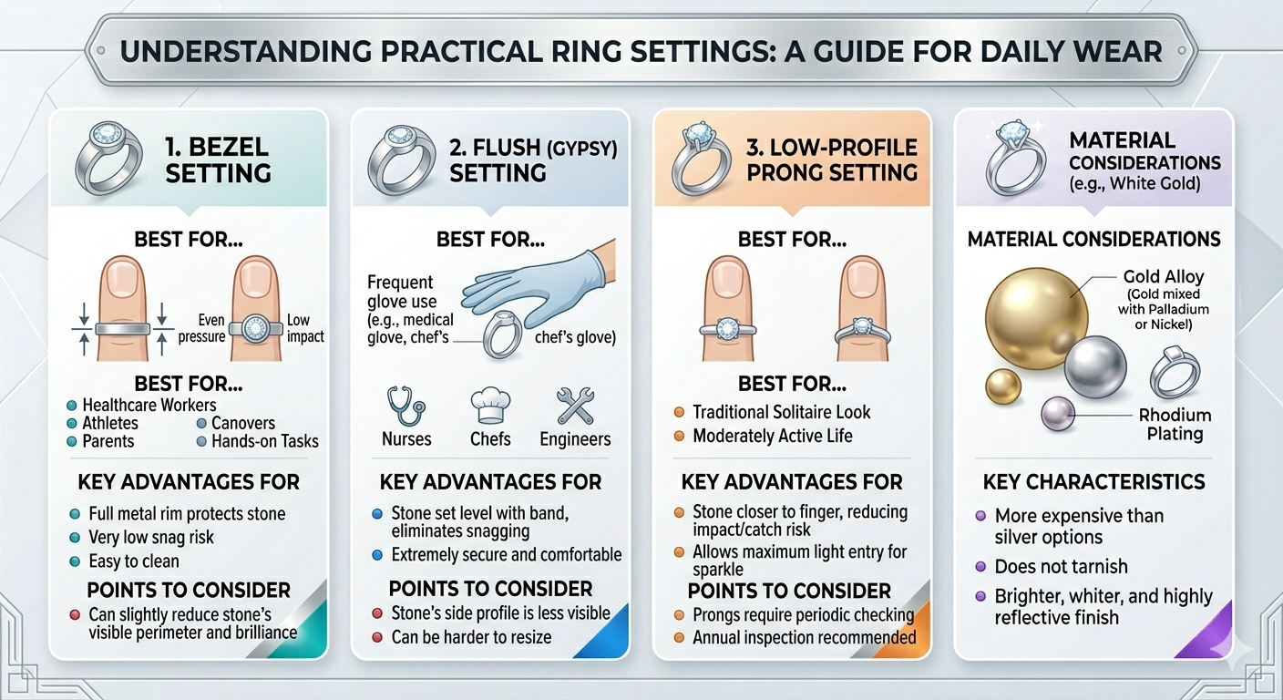 Ring Setting Is Best For Daily Wear